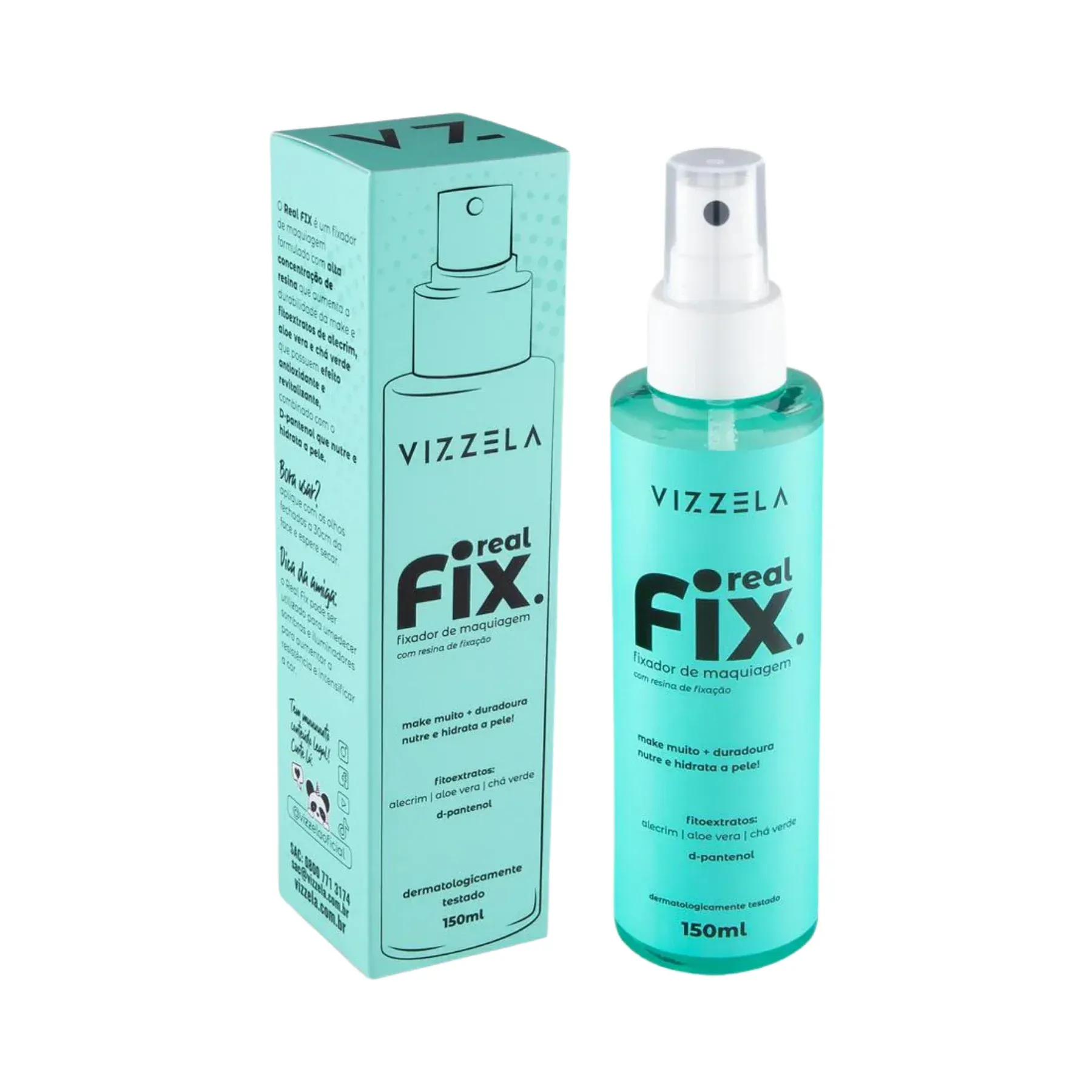 Fixador de Maquiagem Vizzela Real 150ml